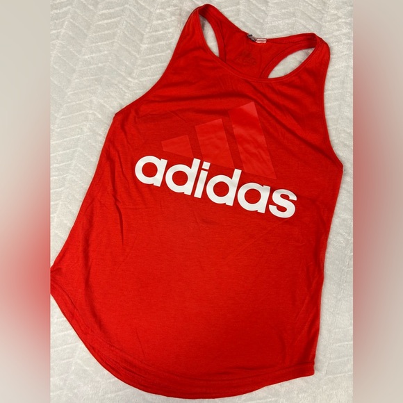 Adidas racerback tank top, girls size L red/orage - Picture 1 of 9